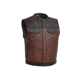 Vintage-Inspired Motorbike Leather Vests